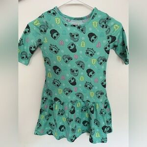 L.O.L. Surprise! Mint Green Cartoon Print Dress